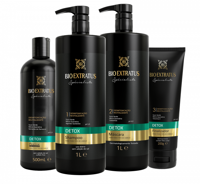 Conheça linha Detox para tratamento de desintoxicação e nutrição capilar