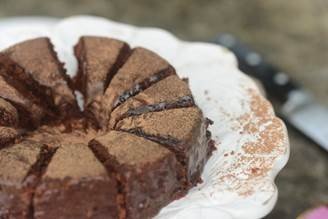 Receita: torta de chocolate sem glúten