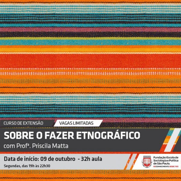 O fazer etnográfico é tema de curso de extensão na FESPSP