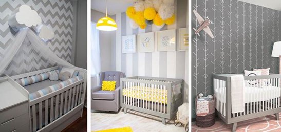 Quarto do bebê: Cor neutra é a novidade