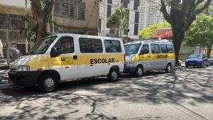 Transporte escolar na zona sul