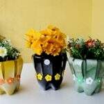 Curso de Reciclagem para decoração - Vasos