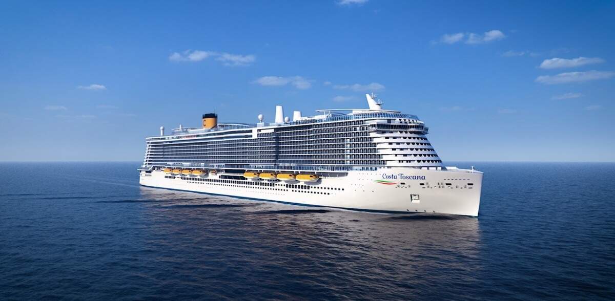Costa Cruzeiros: Nova temporada na América do Sul: o novo flagship Costa Toscana trará um novo Renascimento Italiano para o Brasil