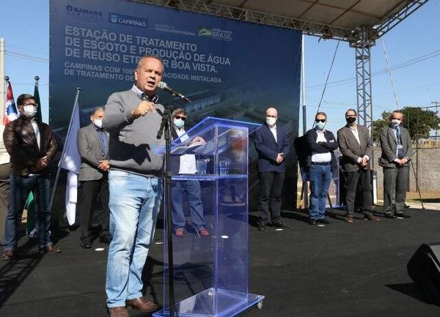 Governo Federal entrega Estação de Produção de Água de Reuso, em Campinas