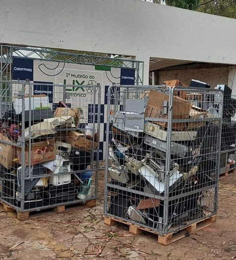Primeiro mutirão em Araçatuba (SP) coletou mais de 4 toneladas de lixo eletrônico