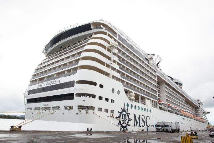 MSC Preziosa chega ao Brasil e será o navio que dará início à retomada do setor de cruzeiros no país