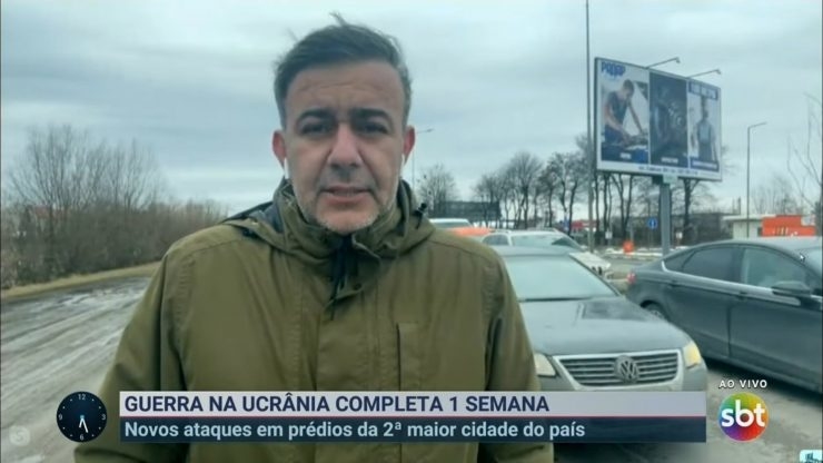 Equipes de Record, SBT, Band e CNN Brasil deixam capital da Ucrânia