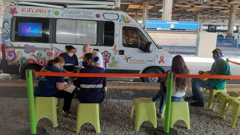 Terminal Jabaquara da EMTU recebe ação com testes de HIV, Sífilis e Hepatites