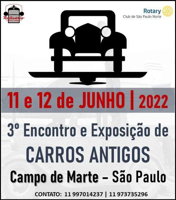 3º Encontro e Exposição de Carros Antigos retoma calendário de grandes eventos de antigo mobilismo em São Paulo